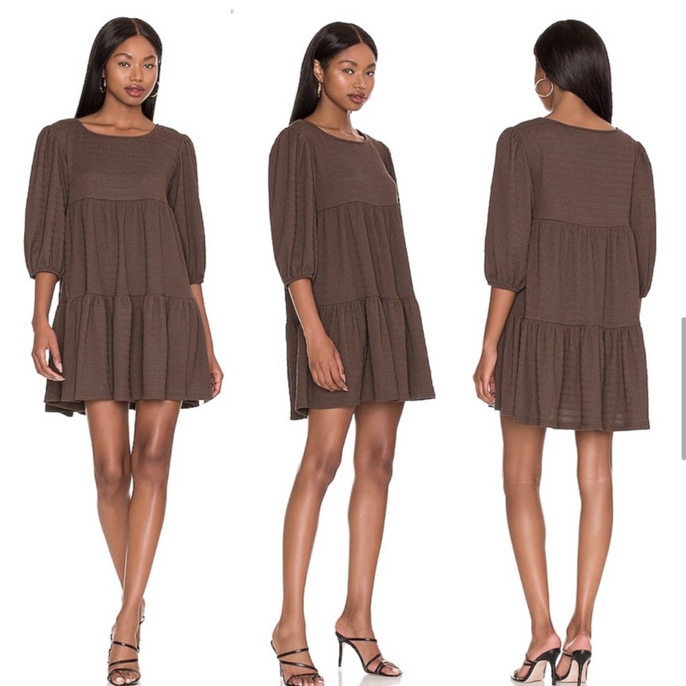 NWT BB Dakota ‘Volume Up’ Tiered Mini Dress